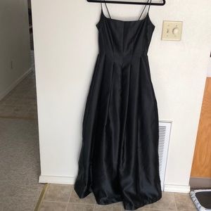 Black floor length gown